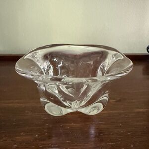 Elegant Heavy Crystal Orrefores Bowl 6”
